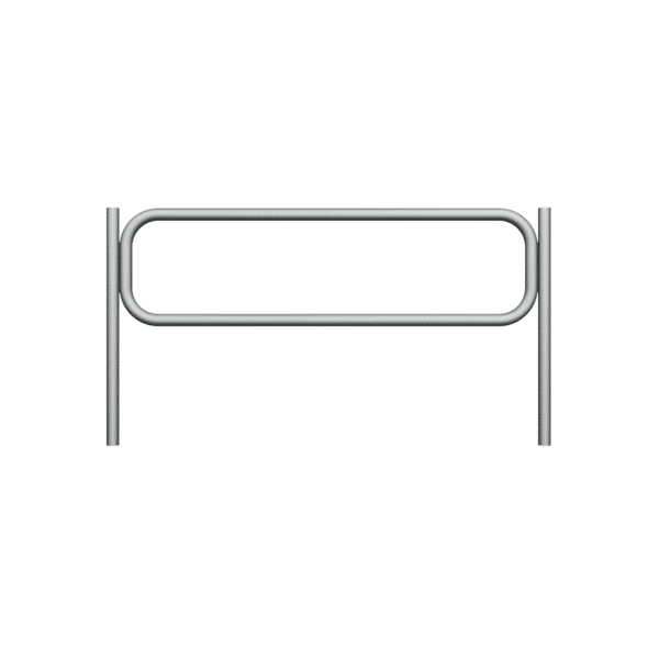 Feuerverzinkte Straßenschranke Typ U-12a Olsztyn | fi60,3mm, Pfosten fi60,3mm, Spannweite2000x550mm, Pfostenhöhe1100mm| Set aus einem Pfosten + einem Spannweite| Zum Einbau in Beton.