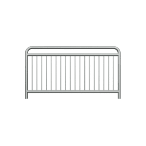 Straßensperre Typ U-11a mit zusätzlichem Bewehrungsbalken feuerverzinkt | fi60,3 mm, Sprosse fi20mm , Größe 1100x2000mm | zum Einbetonieren