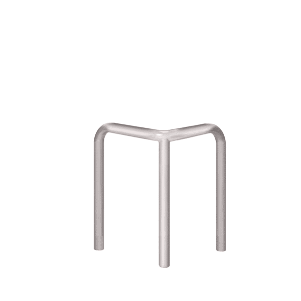 Verzinkter Metall-Eckschutz | fi114,3mm, Abmessung 600mm x 600mm x 800mm | Zum Einbetonieren