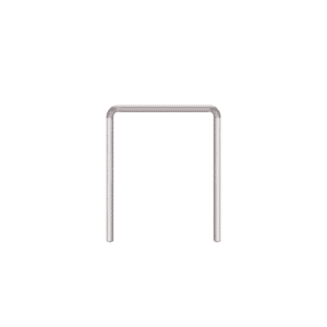 Linearer Metallpuffer - verzinkt | fi114.3mm, Größe 1000mm x 1200mm | Für Ortbeton