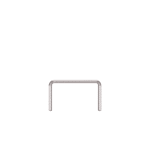 Linearer Metallpuffer - verzinkt | fi48.3mm, Größe 1000mm x 600mm | Für Ortbeton