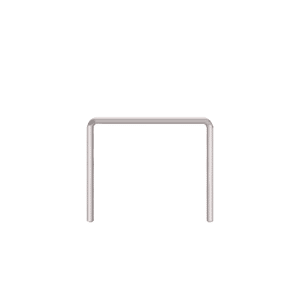 Linearer Metallpuffer - verzinkt | fi60.3mm, Größe 1200mm x 1000mm | Zum Einbetonieren