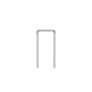 Linearer Metallpuffer - verzinkt | fi76.1mm, Abmessung 600mm x 1200mm | Zum Einbetonieren