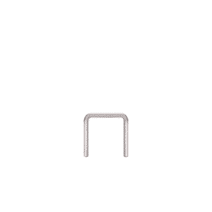 Linearer Metallpuffer - verzinkt | fi48.3mm, Abmessung 600mm x 600mm | mit dem Boden verschraubt