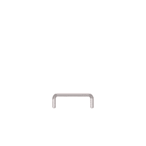 Linearer Metallpuffer - verzinkt | fi48.3mm, Abmessung 800mm x 300mm | Zum Einbetonieren
