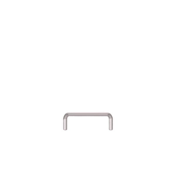 Linearer Metallpuffer - verzinkt | fi48.3mm, Abmessung 800mm x 300mm | Zum Einbetonieren