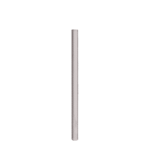 Verzinktes Pfostenschutzblech | fi114,3mm, Höhe 1000mm | Zum Einbetonieren