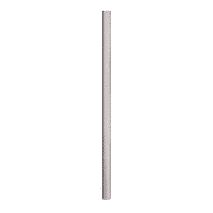 Verzinktes Pfosten-Metallschutzblech | fi76.1mm, Höhe 1200mm | Mit dem Boden verschraubt