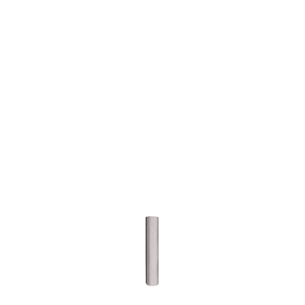 Verzinktes Pfostenschutzblech | 60,3 mm Durchmesser, 300 mm hoch | Mit dem Boden verschraubt