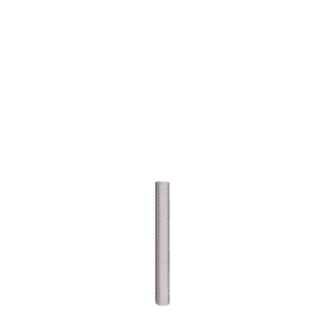 Verzinktes Pfosten-Metallschutzblech | fi76,1mm, Höhe 600mm | Verschraubt mit dem Boden