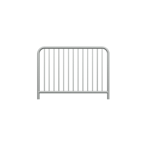 Feuerverzinkte Straßenschranke Typ U-11a | fi48,3 mm, Sprosse fi20mm , Abmessung 1100x1500mm | Zum Einbetonieren
