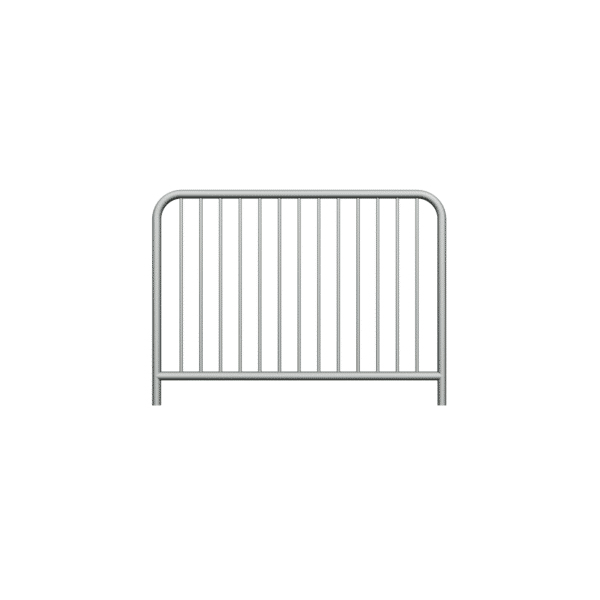 Feuerverzinkte Straßenschranke Typ U-11a | fi48,3 mm, Sprosse fi20mm , Abmessung 1100x1500mm | Zum Einbetonieren