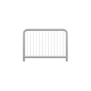 Feuerverzinkte Straßenschranke Typ U-11a | fi60,3mm, Sprosse fi10mm , Abmessung 1100x1500mm | Zum Einbetonieren