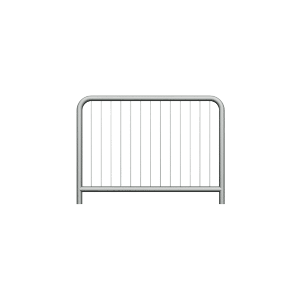 Feuerverzinkte Straßenschranke Typ U-11a | fi60,3mm, Sprosse fi10mm , Abmessung 1100x1500mm | Zum Einbetonieren