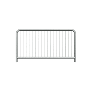 Straßenschranke Typ U-11a feuerverzinkt | 60,3 mm, Sprosse fi10 mm, Abmessung 1100x2000mm | Verschraubt mit dem Boden